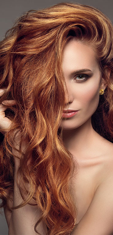 red hair woman